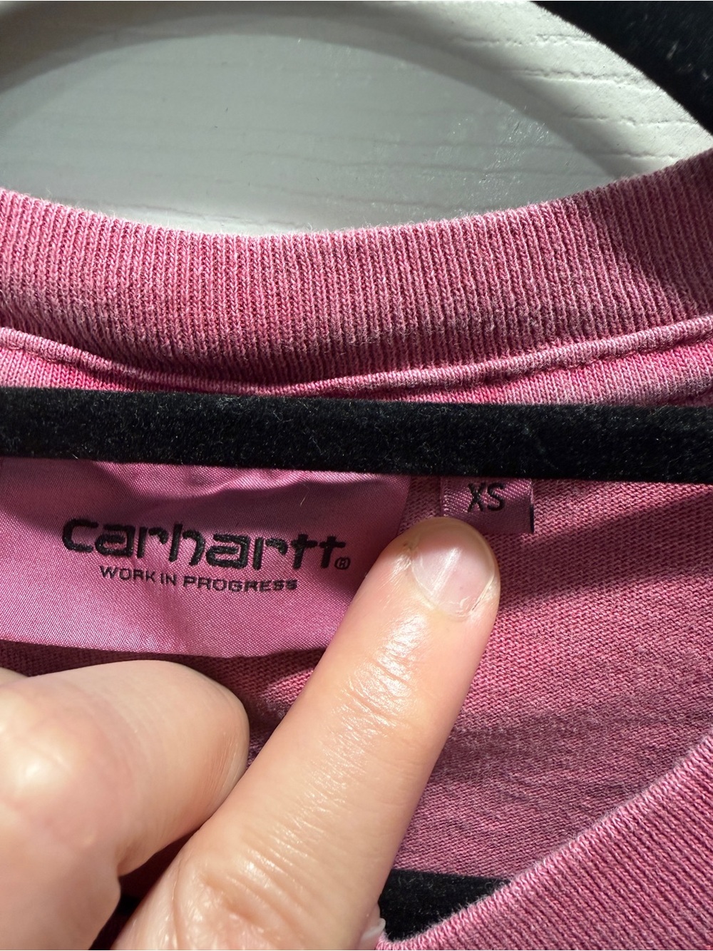 Carhartt Women’s Pink Logo T-Shirt Size XS - Picture 5 of 9